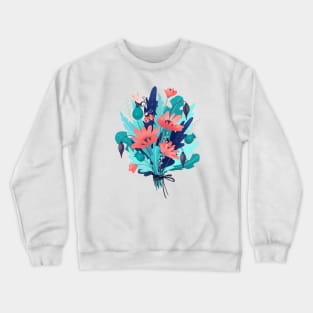 Flowers and bugs Crewneck Sweatshirt